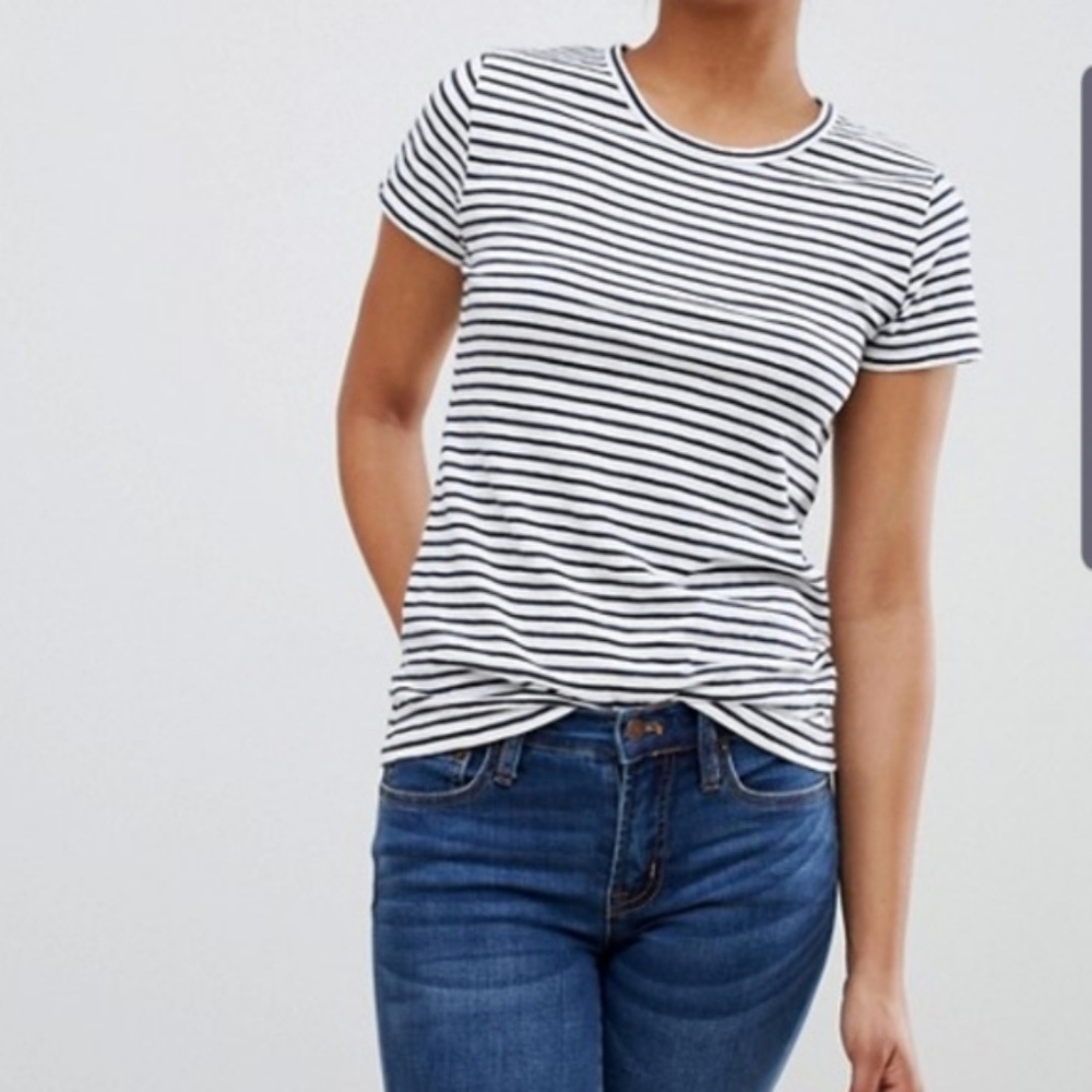 Like-New- J.Crew Mercantile Studio Striped Tee Shirt (XS)